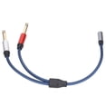thumbnail image 3 of Cable hembra a macho doble, cable hembra de 3,5 mm a cable de audio doble doble, cable de auriculares doble diseñado meticulosamente, 3 of 12