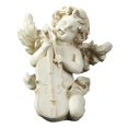 thumbnail image 2 of Estatua de ángel Religioso Retro Estatua de ángel Estatuil Decoración para interiores y exteriores Hogar Jardín Ángel Regalos de inauguración de tilo5 Baoblaze Estatuilla de ángel, 2 of 7