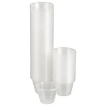 McKesson Medicine Cups - Disposable Plastic, Clear, Graduated Cup - 1 oz, 100 Count, 50 Packs, 5000 Total