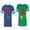 Men Royal / Women Green, variant on Heart Key Lock Matching Couple Cotton Jerseys (Men Royal / Women Pink) (Men S / Women XXL)