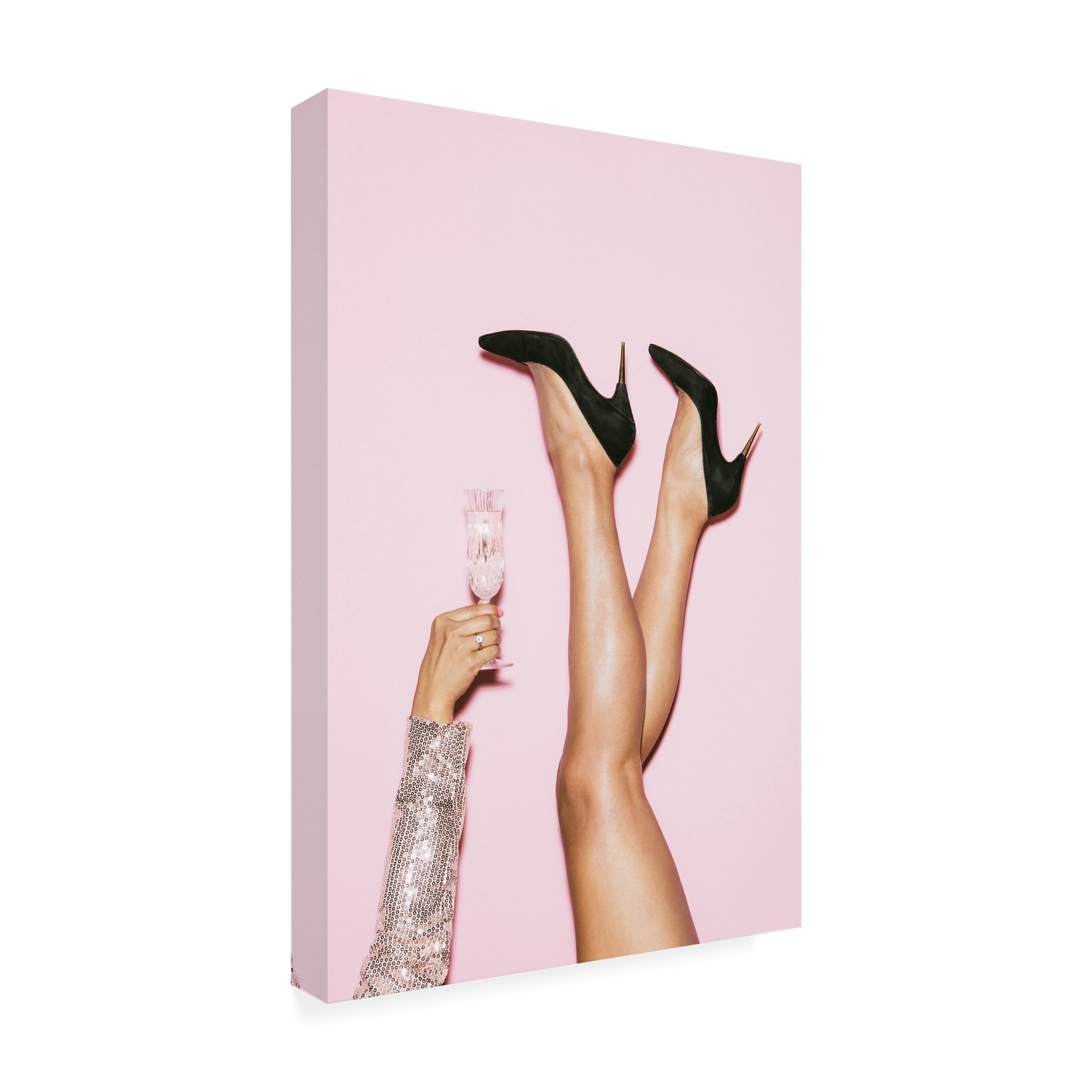 1x Studio III 'Cheers Disco Heels' Canvas Art