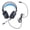 Black, variant on Computer Gaming Headsets Headphones with Microphone Easy Sound Control and Breathable Earmuffs 4D Sound