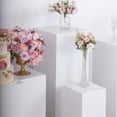 thumbnail image 2 of Efavormart Set of 5 White Metal Rectangular Prop Pedestal Stands For Aisle Decor, Plinth Pillar Display Boxes, 2 of 11