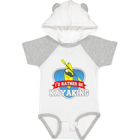 

Inktastic I d Rather Be Kayaking Boys or Girls Baby Bodysuit