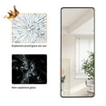 thumbnail image 6 of GLSLAND Full Length Mirror 60" x 20" Modern Rectangle Standing Floor Mirror with Round Corners, Black, 6 of 7