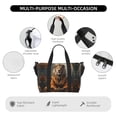 thumbnail image 3 of Travel Duffel Bag, Jungle Meditating Lion Waterproof Carry On Overnight Tote Bags for Women/Men, Shoulder Weekender Gym Bag for Travel, Yoga, 3 of 5