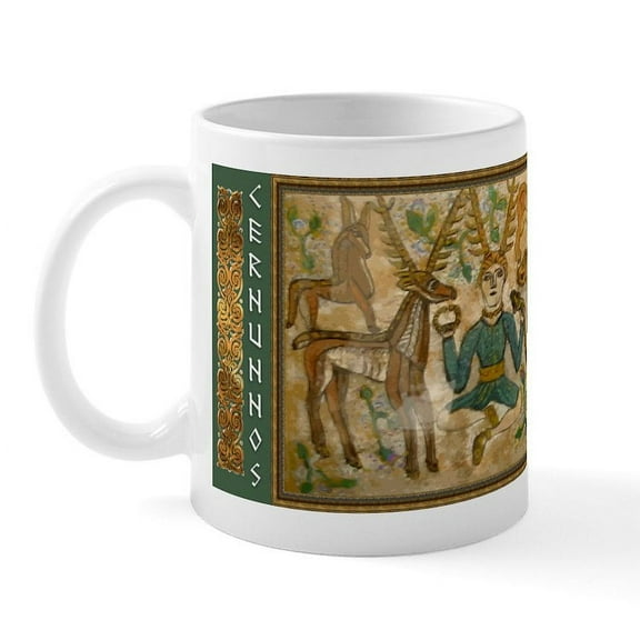 CafePress - Cernunnos Mug - 11 oz Ceramic Mug - Novelty Coffee Tea Cup