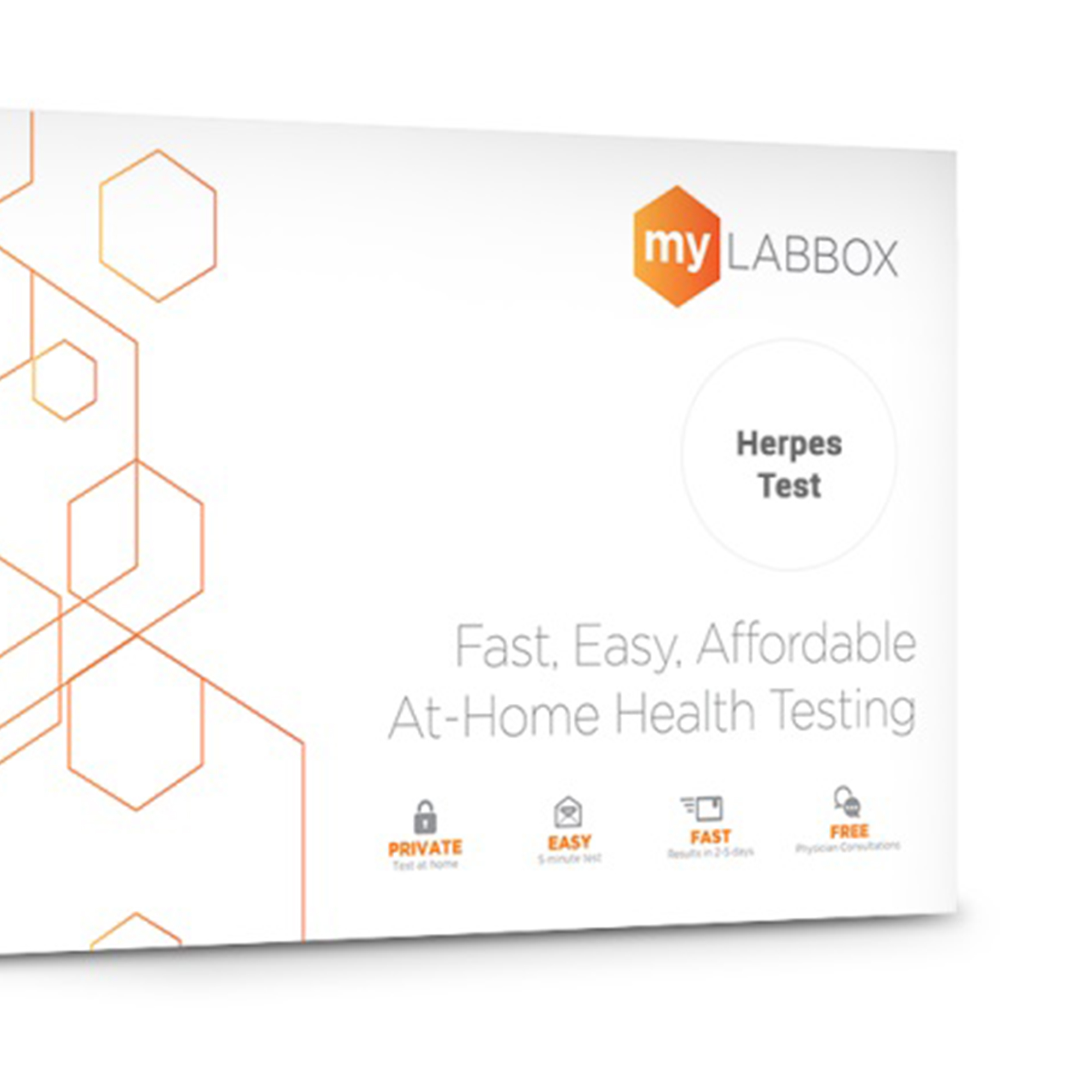 HSV Home Test Kit Oral And Genital Herpes Test 247Labkit, 60 OFF