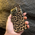 thumbnail image 4 of Brown Leopard Anti-drop Armour Phone Case For iPhone 15 Pro Max 16 14 13 12 11 Pro X XR XS 7 8 Plus Lens protect plating Cover tzw, 4 of 7