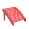 thumbnail image 2 of Wooden All Weather Adirondack Outdoor Ottoman, 2 of 2