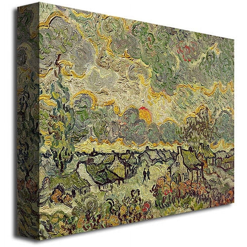 Trademark Fine Art "Autumn Landscape" Canvas Art by Vincent van Gogh