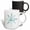 Multicolor, variant on 3drose, Turquoise Atom, 11oz Magic Transforming Mug