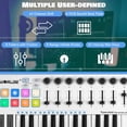 thumbnail image 4 of driver midi lotmusic Worlde TUNA PANDA MINI 25 teclas teclado USB portátil Midi con 8 RGB retroilumi, 4 of 6