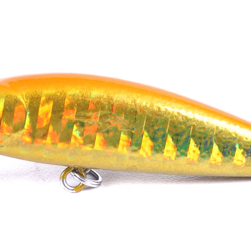 HENGJIA Fishing Lures Hard Bait Minnow VIB Lure with Treble Hook Life-Like Swimbait Fishing Bait Popper Crankbait Sinking Lure for Trout Bass Walleye Redfish, 6PCS