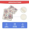 thumbnail image 5 of Silver Fireworks Patriotic 4th of July Table Runner, Seasonal Kitchen Dining Table Decoration for Home Party Decor 13x72 Inch, 5 of 6