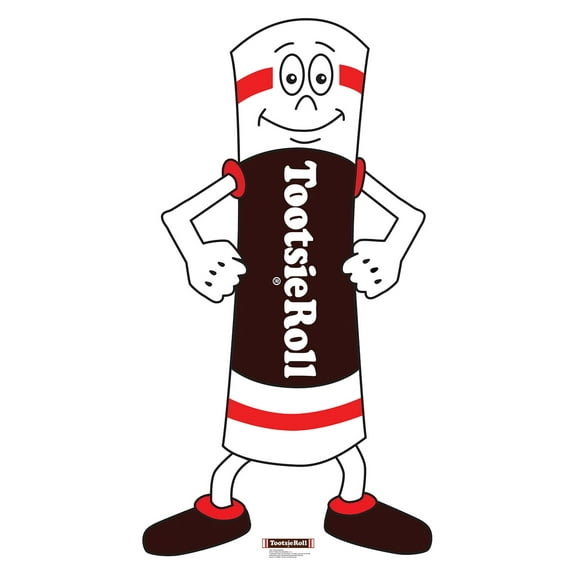 Advanced Graphics Tootsie Roll Man Cardboard Stand-Up, 61" x 33"