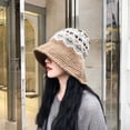 thumbnail image 4 of CoCopeanut Wanita Merajut Keranjang Harajuku Ember Topi Luar Ruangan Memancing Panama Hip Hop Cap Pria Musim Panas untuk Topi Wanita musim Semi, 4 of 6
