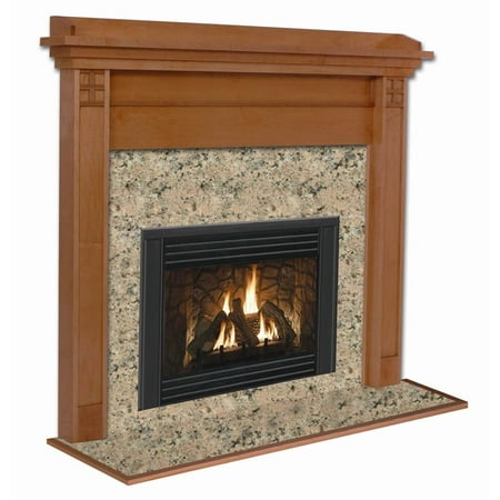 Royalton Rectangular Flush Mission Style Fireplace Mantel In