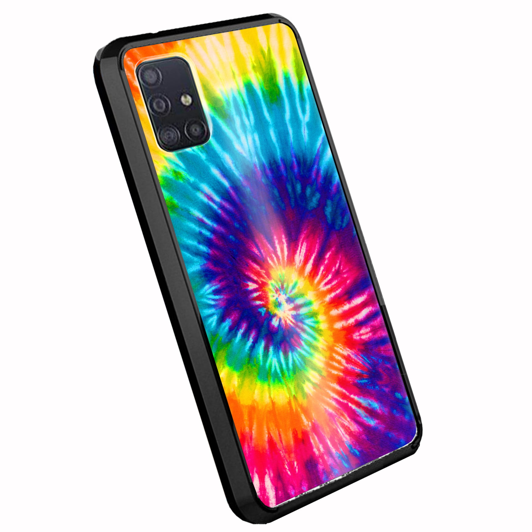 DALUX Ultra Slim PC-TPU Phone Case Compatible with Samsung Galaxy A51 4G (2019) - Tie Dye Swirl