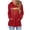 #289-Red, variant on Craaazy Women's Oversized Hoodies Tie Dye Gradient Casual Sweatshirts Gifts