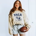 thumbnail image 2 of Yale Football Helmet - Women's Graphic Sweatshirt, 2 of 11