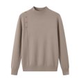thumbnail image 5 of yillto Womens Sweaters Tops Lightweight Business Casual Long Sleeve Soft Knit Mock Neck Pullover Sweater, 5 of 5