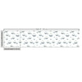 thumbnail image 3 of Nautical Fabric by the Yard, Sea Sailing Boats Triangle Banner Flags Geometric Ocean Marine, Decorative Upholstery Fabric for Chairs & Home Accents, Pale Blue White by Ambesonne, 3 of 5