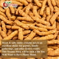 thumbnail image 2 of NY SPICE SHOP Garlic Sesame Sticks - 3 Pound - Sesame Snack Sticks - Mouthwatering Snacks Blend, 2 of 7
