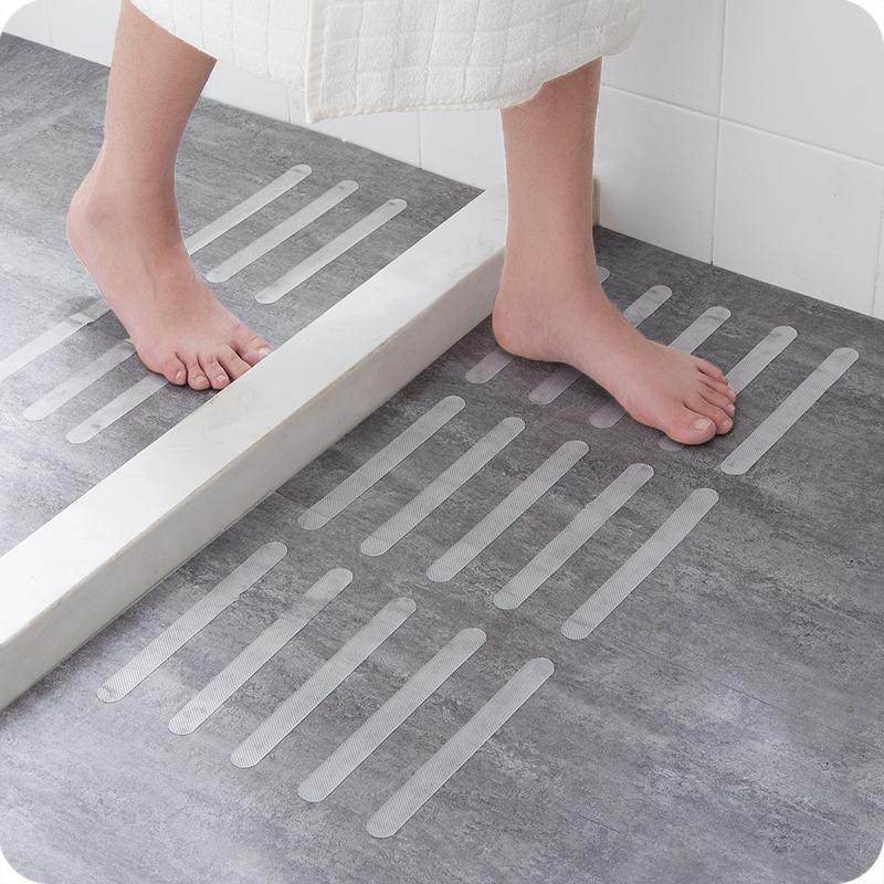 Bath Tub Treads for Adults /& Kids with Scraper V-TOP Bathtub Non Slip Stickers 24 PCS Safety Anti Slip Shower Adhesive Strips Tape for Bathroom Floor Tub Stairs Ladders Pools Boats