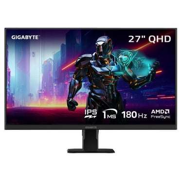 GIGABYTE - GS27QA SA - 27" IPS Gaming Monitor - QHD 2560x1440 - 180Hz - 1ms MPRT - AMD FreeSync - HDMI, DP - Black