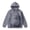 Gray #033, variant on Little Snug Fleece Sweater Hoodie for Mom Pouch Carrying , 3XL
