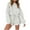 White, variant on Christmas Clearance! Ohufall Cute 2 Piece Outfits for Women Sweatshirt Tracksuit Pullover Long Sleeve Tops Shorts Sweatsuits for Women Set 2 Piece Clearance