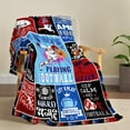 thumbnail image 2 of Football Blanket Gifts for Boys Men Football Throw Blanket Football Stuff Football Team Gifts Merch for Football Players Coach 50"x40", 2 of 5