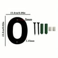 thumbnail image 2 of Metal Door Numbers Home Address Letters Outdoor Metal Mailbox Numbers Durable Numbers And Letters For Home Apartment Hotel Garage Farmhouse High Sign Front Welcome Sign Wooden Pumpkins for Decorating, 2 of 3