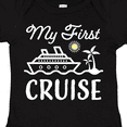 thumbnail image 4 of Inktastic My First Cruise with Cruise Ship and Palm Trees Boys or Girls Baby Bodysuit, 4 of 5