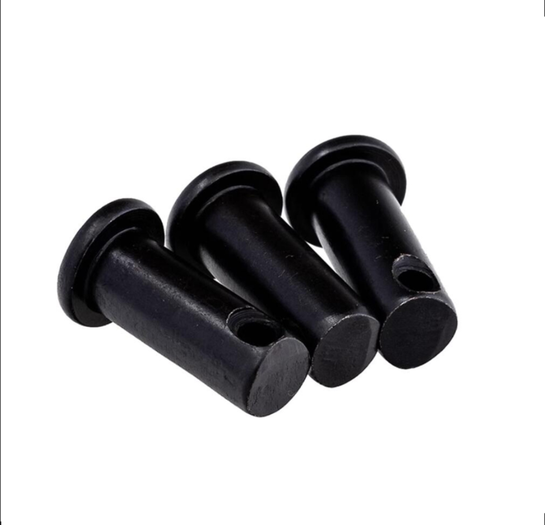 20 Pcs Black Carbon Steel Positioning Pins, for Mechanical Equipment Electronic Accessories 6X35mm.