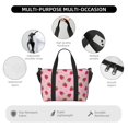 thumbnail image 5 of Rocae Strawberries for Travel Shoulder Bag Top Handle Handbag with Yoga Mat Buckle for Gym, Work, Travel, 5 of 7