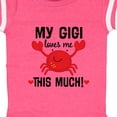 thumbnail image 4 of Inktastic My Gigi Loves Me Grandkids Boys or Girls Baby Bodysuit, 4 of 5