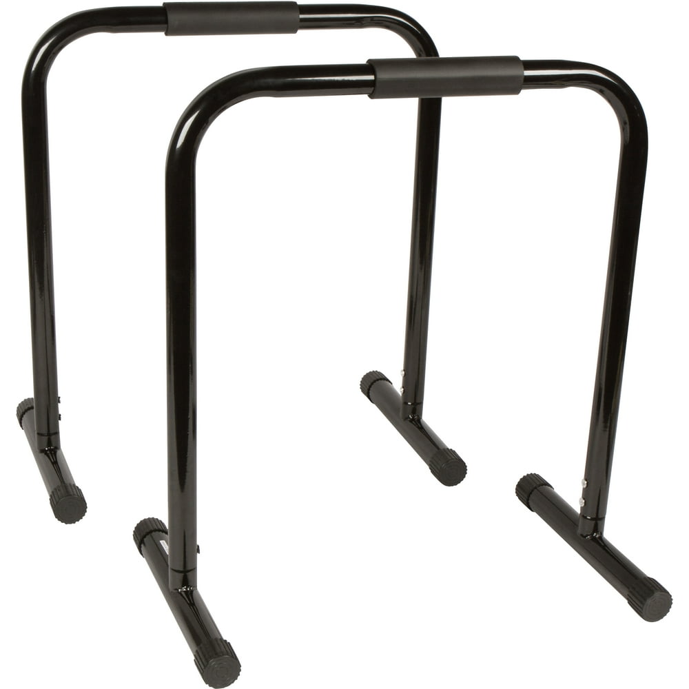 28.5" Dip Station Bars for Fitness Exercise by Trademark Innovations
