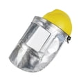 thumbnail image 2 of Cubierta protectora de papel de aluminio con aislamiento térmico y pantalla transparente, cubierta para la cara del soldador, resistente al fuego, Color del casco al azar, 2 of 8
