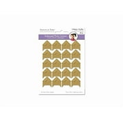 Multicraft Embossed Photo Corners-Kraft Natural, 40Pcs