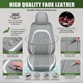 thumbnail image 5 of WRWolf Blazer Seat Covers Car Seat Cover Full Set for Chevrolet Blazer 2019-2024,Seat Covers for Cars,Automotive Seat Covers for SUV(Black), 5 of 7