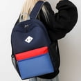 thumbnail image 5 of FUZHIQ Classic School Backpack for Ages 8-15, Simple Bookbag with Multiple Pockets, Water Resistant Lightweight Middle School Bag, Blue, 5 of 9