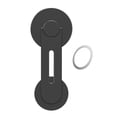 thumbnail image 1 of Soporte de teléfono lateral magnético para pantalla de computadora portátil para MacBook/iPhone 14 13 (negro) Ndcxsfigh  Para estrenar, 1 of 6