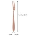 thumbnail image 2 of OUNONA Stainless Steel Fruit Forks with Two Tines for Eating Fruit Ideal for Home Parties and Picnics 2 Pieces Assorted Color, 2 of 8