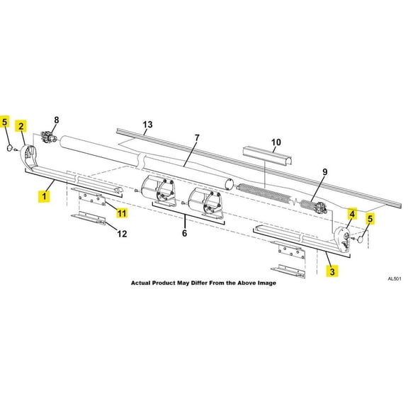 Carefree RV KG25T15 Awning Mounting Kit Alpine White For Slideout Awnings