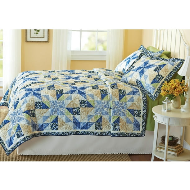 Mainstays Cottage Patchwork Bedding Quilt
