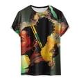 thumbnail image 4 of Tops para hombre, blusas y camisas de manga corta con cuello redondo para hombre Camisa de manga corta estampada para hombre Top/camisa de manga corta con cuello redondo Tops para hombre, 4 of 4