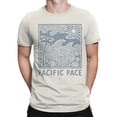 thumbnail image 2 of Pacific Pace Surf Design Men's T-shirt Off-White, 2 of 3