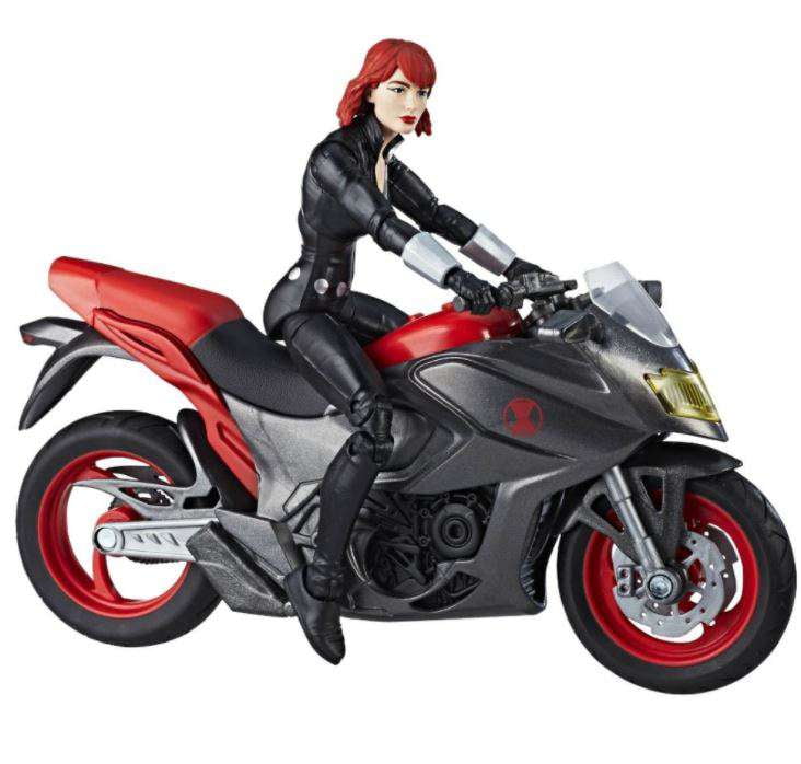 Marvel Legends Series 6-inch Black Widow with Motorcycle